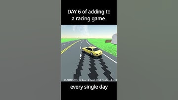 Day 6 of making a racing game every single day #gamedev