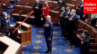 Former Vice President Dick Cheney And Liz Cheney Only Republicans Present At House Moment Of Silence