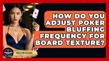 How Do You Adjust Poker Bluffing Frequency For Board Texture? - Poker Pro Academy