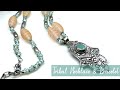 Tribal necklace and bracelet diy jewelry tutorial make along with me