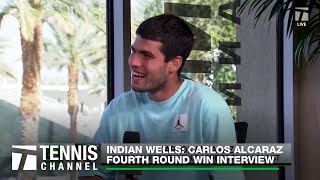 Carlos Alcaraz's Vulnerability and Favorite Artists | Indian Wells 4R Win
