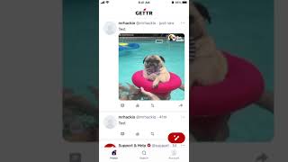 How to create a post in Gettr app?