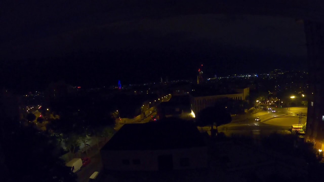 Barcelona Spain live cam from Baix Guinardo skyline internet eye