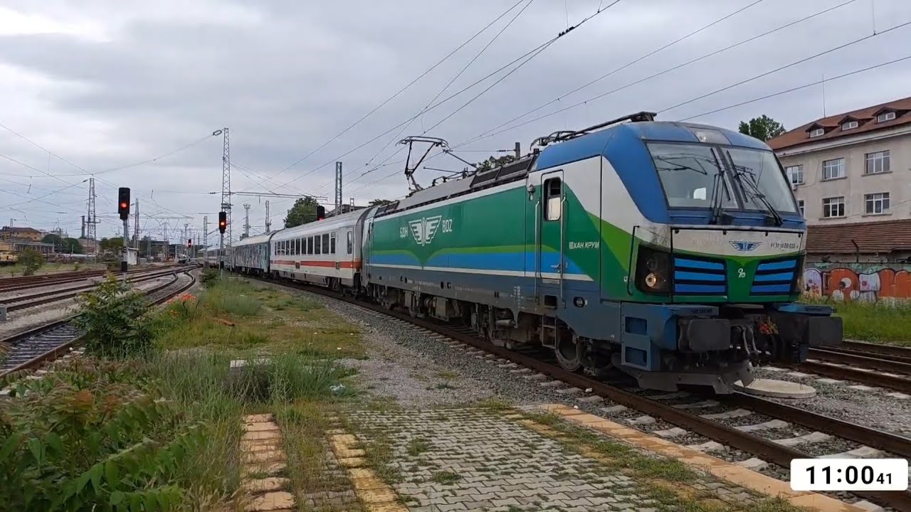 ライブ配信 ブルガリア ソフィア駅でトルコからの列車を迎える | Bulgarian Railways Webcast at Sofia Station