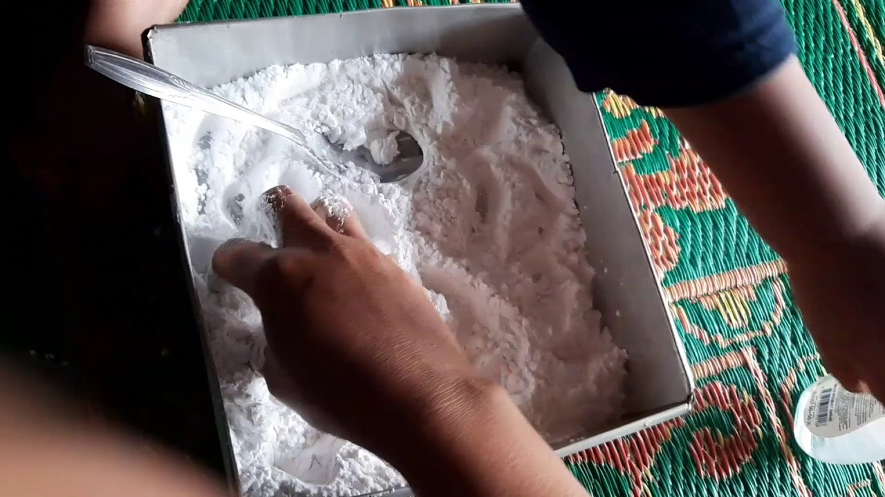 Cara membuat pasir ajaib dengan cara yang mudah dan bahan