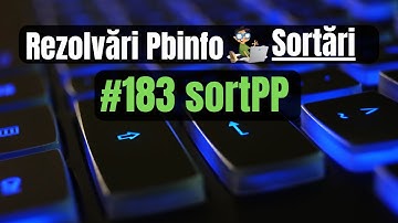 Rezolvarea problemei sortPP in C++ | #SolutiiPbinfo (183) | #SortareaVectorilor