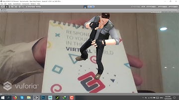 Augmented  Reality  with Vuforia and Unity 3D : 3d view