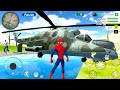 Spider Rope Frog Ninja Driving SUV and Army Helicopter in Open City - Android Gameplay