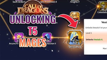 UNLOCKING T5 MAGES!! | Call of Dragons