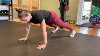 Pushup + Side Step