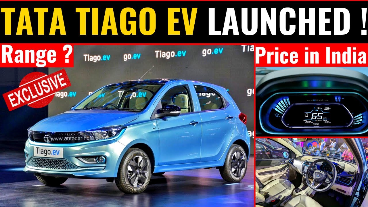TATA TIAGO EV LAUNCHED Range?🔌 TIAGO EV PriceFeaturesBattery🔥Best