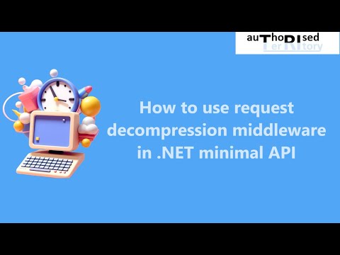 How to use request decompression middleware in .NET minimal API