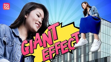 Create Trending Giant Effect with InShot | 🏙️Viral Instagram Reels Sitting on a Building