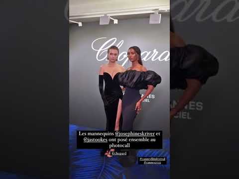Josephine Skriver & Jasmine Tookes attends the Chopard Gentleman's