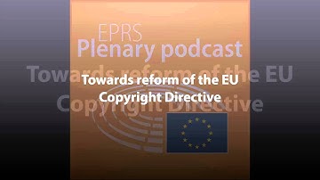 Towards reform of the EU Copyright Directive [Plenary Podcast]