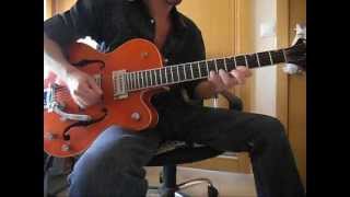 Brian Setzer - Chains Around Your Heart (Guitar Solo Tutorial)