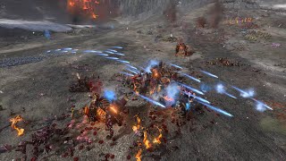 Daemons of Chaos vs Chaos Dwarfs - Massive Battle - Total War Warhammer 3