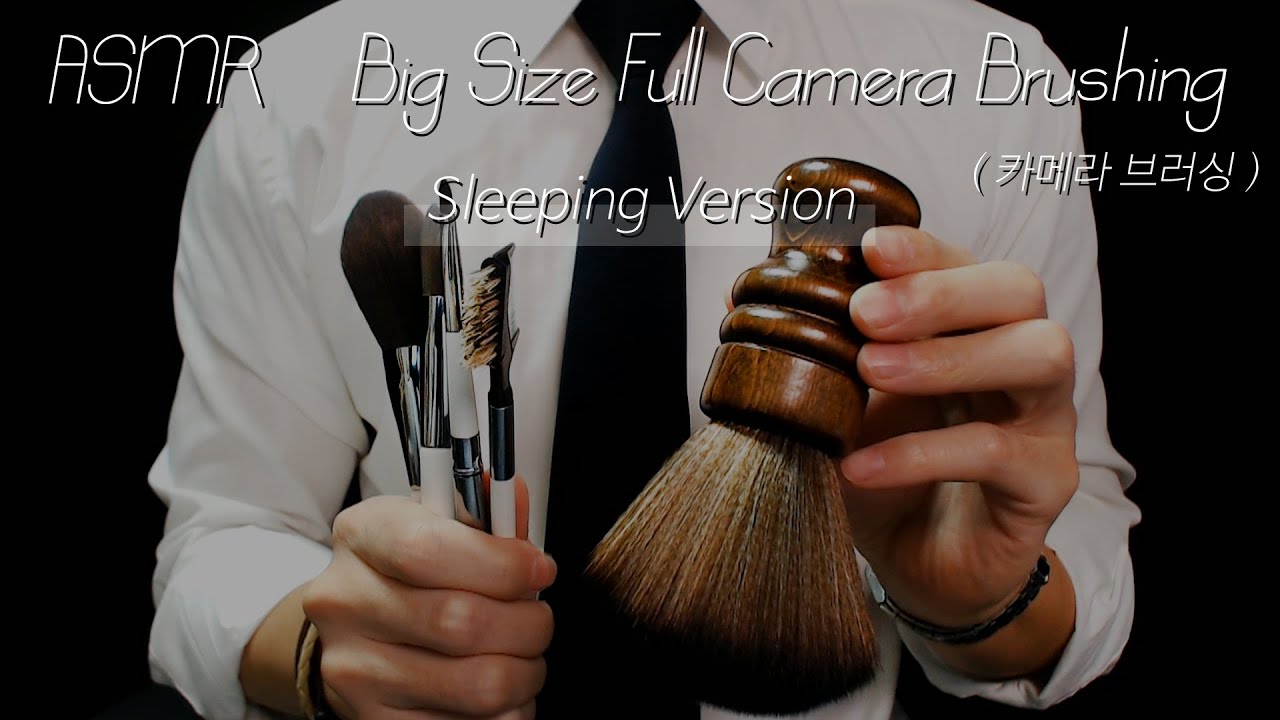 ASMR [수면용]✨BIG SIZE 메이크업 카메라 브러싱 브러쉬 소리✨ (노토킹)