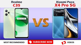 Realme C35 vs Xiaomi Poco  x4 pro 5g #apple #xiaomi #Poco