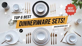 The 6 Best Dinnerware Sets on Amazon 2025 | Budget-Friendly Picks & Stylish, Durable!
