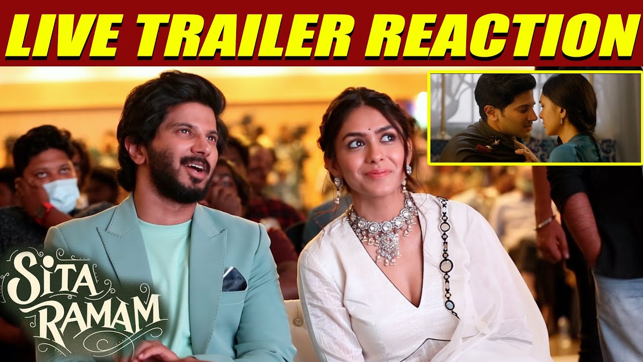 Sita Ramam Trailer Reaction | SitaRamam | Dulquer Salmaan | Mrunal Thakur | Rashmika Mandanna