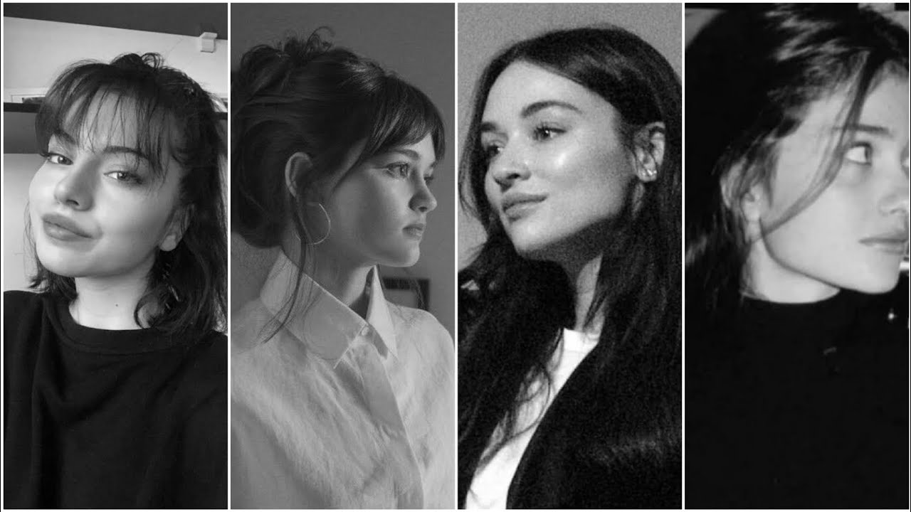 افتارات بنات اجنبيه رماديه 🥀🖤.//صور بنات رماديه فخمه //🥀🖤. افتارات بنات ابيض واسود //🥀🖤.