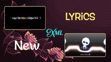 New Trending Attitude Voice Lyrics Xml 🔥|| New Shake And Text Effect Alight Motion 😱 || Emon Editz😎