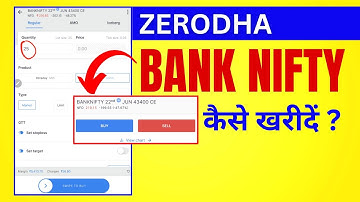 How to Buy Bank Nifty in Zerodha? Zerodha Bank Nifty Trading in Hindi