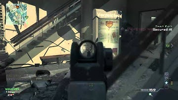 MW3 - Quad Feed With M16 and Multikill With L86 LSW! Beast!