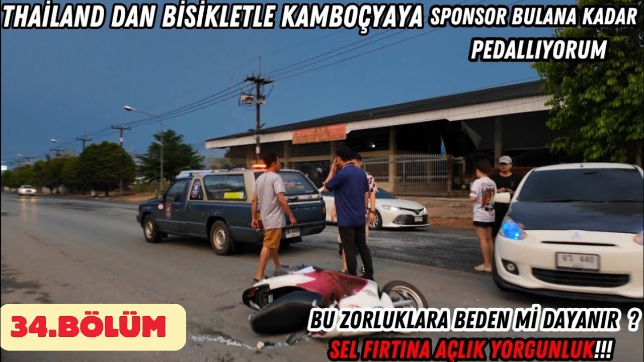 Sele kapılıyordum  devam edemedim | Bisikletle dünya turu Tayland dan Kamboçya ya pedallıyorum