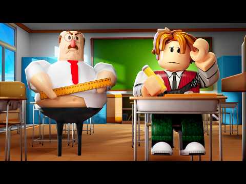 TENHO QUE ESCAPAR DA DETENÇÃO NA ESCOLA (Roblox Great School Breakout)
