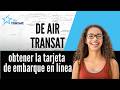 Cómo obtener la tarjeta de embarque de Air Transat en línea