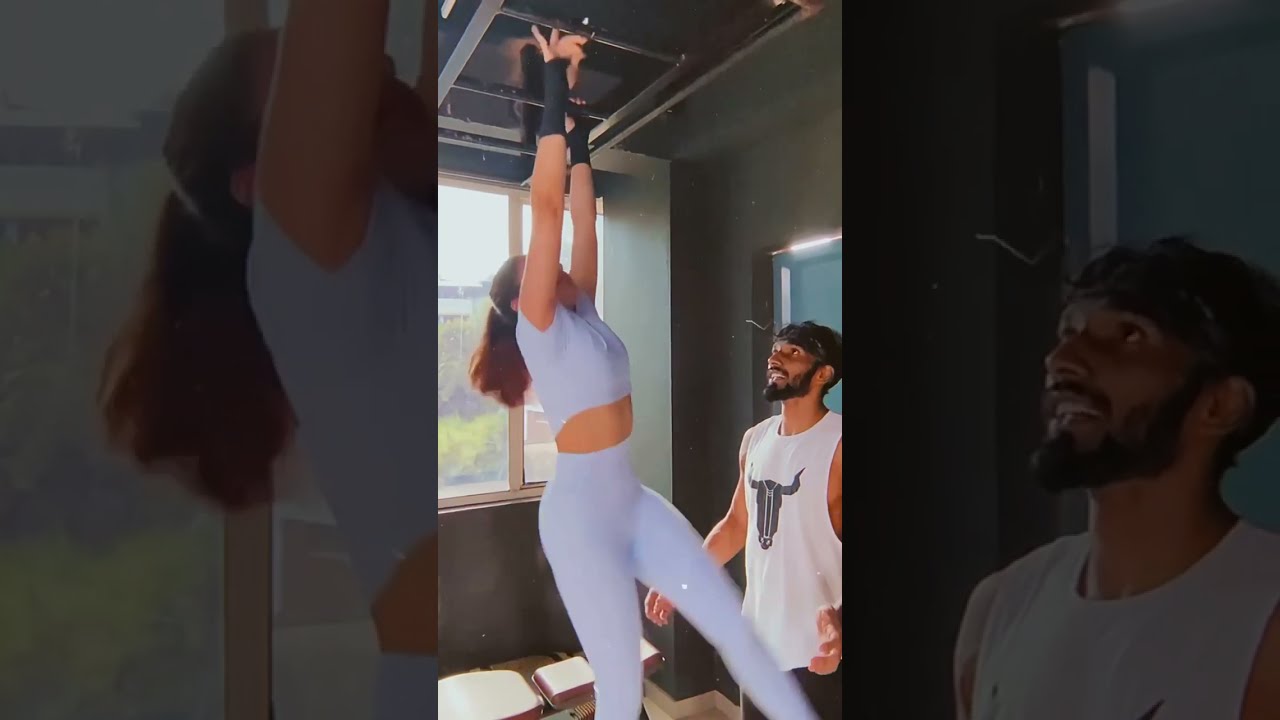 വീണതല്ല സാഷ്ടാംഗം പ്രണമിക്കാൻ ശ്രമിച്ചതാ   Ishani Krishna New Video | workout | gym