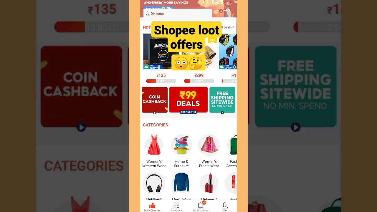 shopee new loot offer🤔shopee coin 