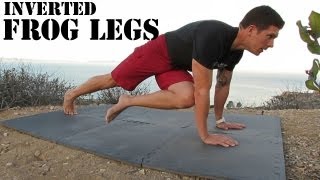 Inverted Frog Legs - Plank Variation