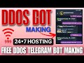 bgmi 4.4 ddos telegram bot making process | bgmi ddos attack telegram bot free making