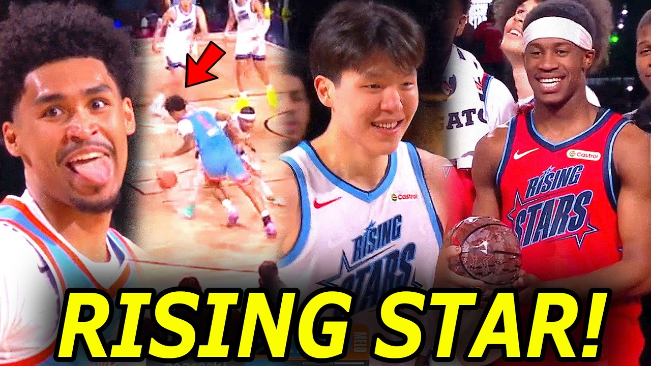 RISING STAR! Nan-trashtalk ng kuya si Dylan Harper, seryoso si VJ Edgecombe! | NBA All-star day 1