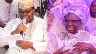 Sir Ebenezer Obey  Performance Towards Ex Govof Ekiti State Ayodele Fayose Mum Birthday