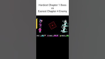ch1 bosses vs ch4 normal enemies #undertale #deltarune #deltarunechapter4 #sans #tobyfox #shorts#fnf