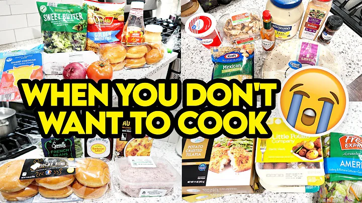 SHORTCUTS to get dinner on the table FAST!  Quick ...