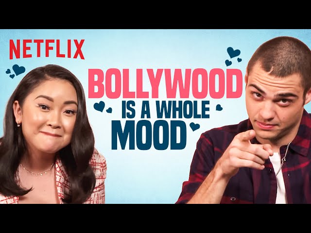 Noah Centineo & Lana Condor react to SRK & Iconic Bollywood Scenes | Netflix India class=