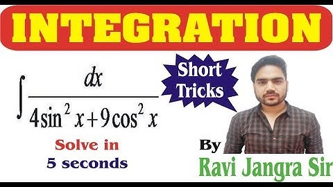 7:00 PM_ Maths For NDA Integration Shortcuts & Tricks/Important Questions Class 5 By Ravi Jangra Sir
