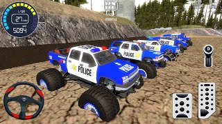 Juegos De Carros - Police Monster Truck Impossible Stunts #4 - Car Extreme Racing Android Gameplay screenshot 2