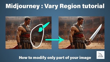Midjourney - Vary region - how to modify part of your image.