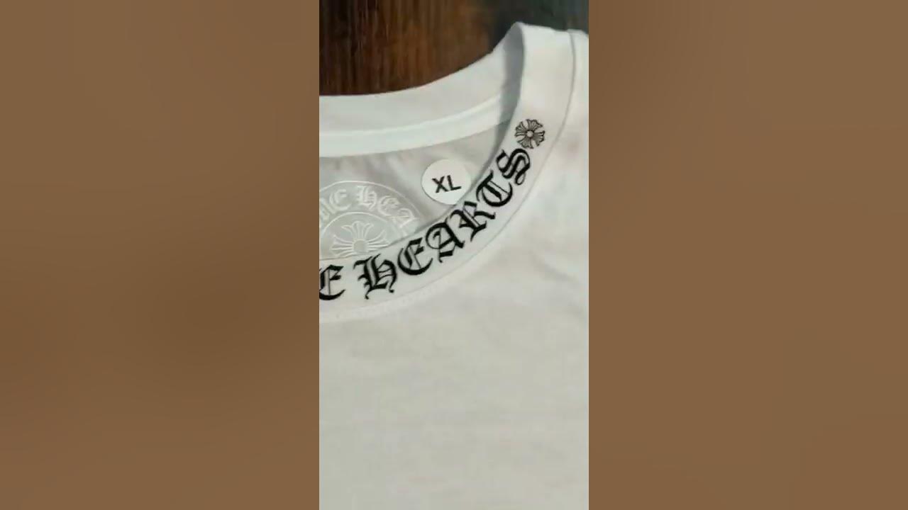 Chrome hearts neck logo tee