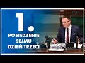 1. Posiedzenie Sejmu - dzień trzeci, 21 listopada 2023 r. image