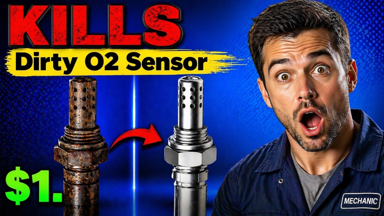 Clean Vs. Dirty O2 Sensor This $1 Liquid KILLS Dirty Oxygen Sensors! (Clean Your O2 Sensor Fast ...