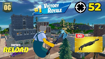 52 Elimination Solo "RELOAD” Gameplay Wins (Fortnite Simpsons PS5 Controller)