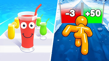 Tall Man Run VS Juice Run ALL LEVELS - NEW MAX LEVEL Android iOS Mobile Gameplay