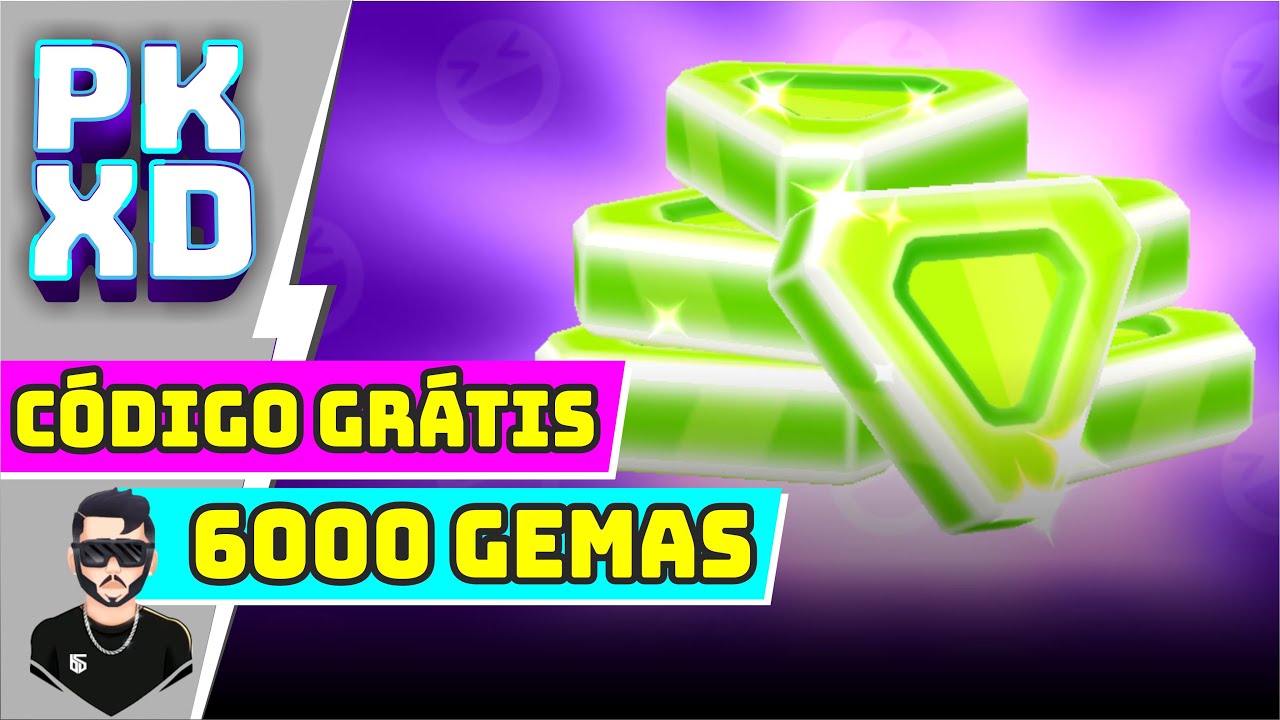 PK XD  AGORA! CÓDIGO de 6000 GEMAS TOTAIS GRÁTIS RESGATE RÁPIDO 